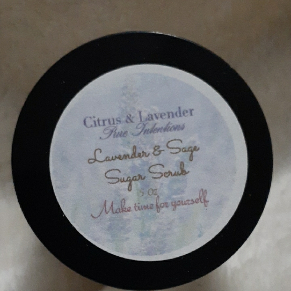 Lavender & Sage Sugar Scrub